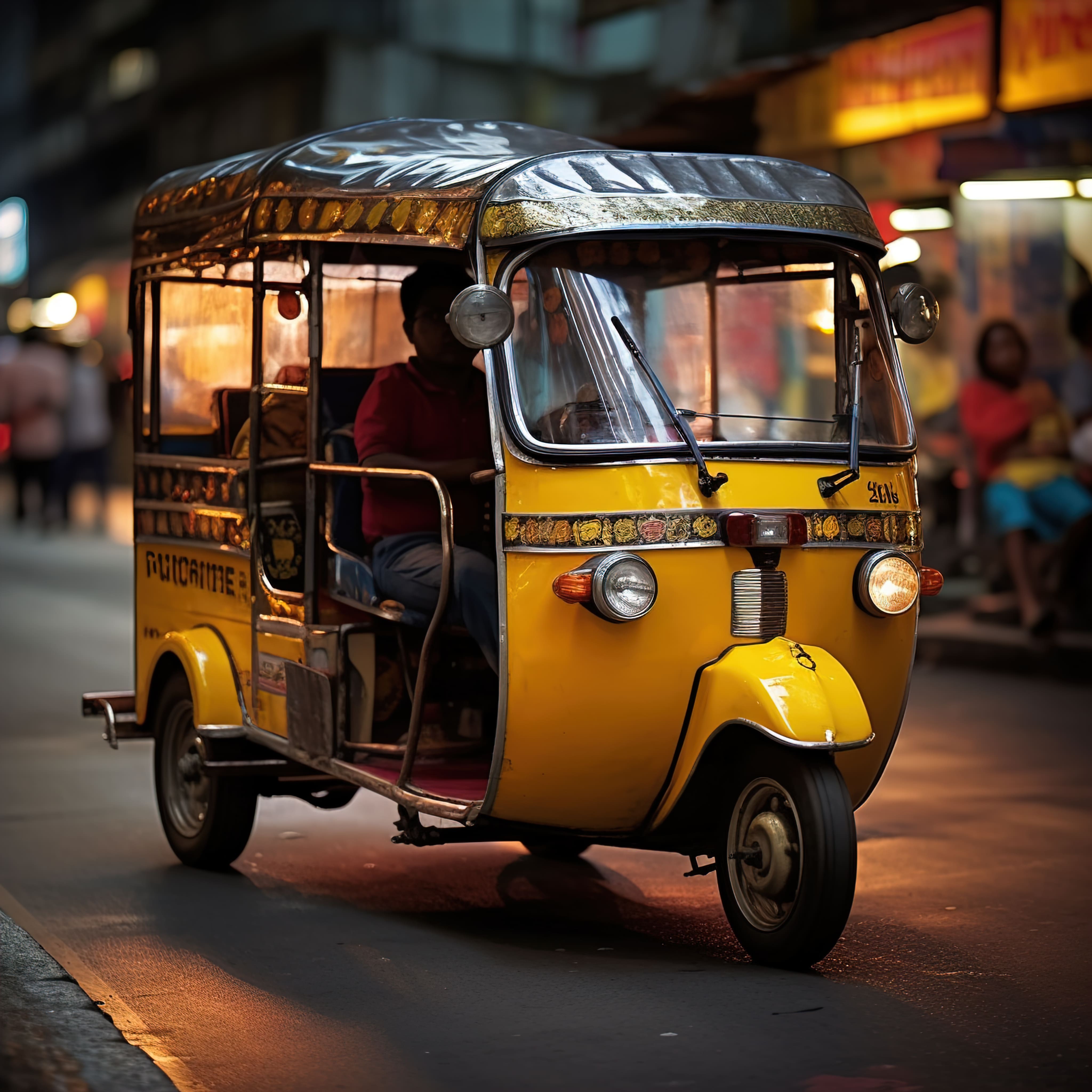Bajaj three-wheeler — example fleet asset